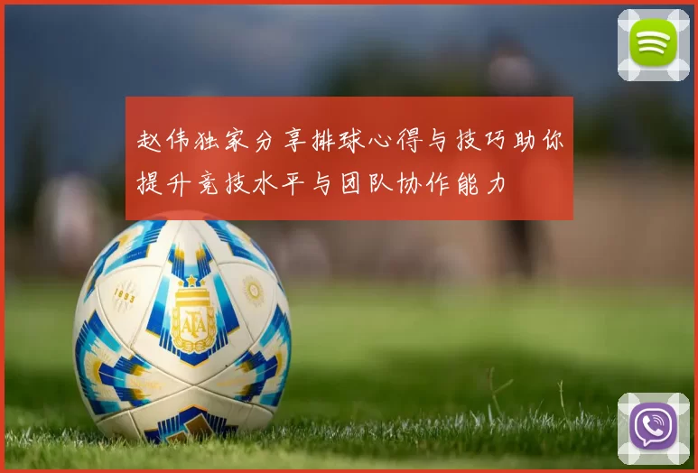 赵伟独家分享排球心得与技巧助你提升竞技水平与团队协作能力